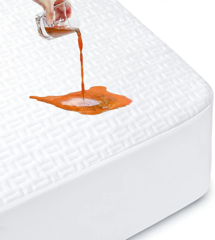 Water-Proof-Mattress-Protector-Cover-with-Deep-Pocket-Stretchable-Machine-Washable