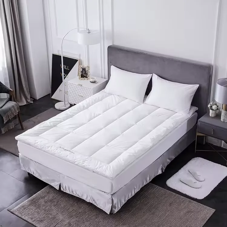Waterproof-Anti-Slip-Mattress-Topper-Home-Use-Queen-King-Twin-Sizes-Hotel-Bed-Mattress-Protector-Pad