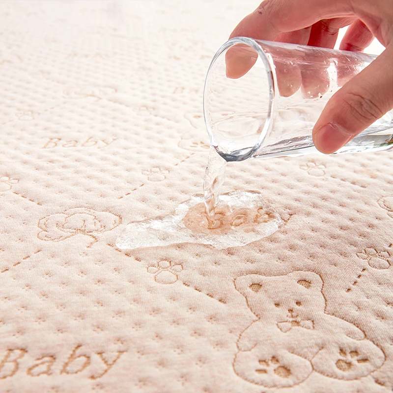 Waterproof-Bamboo-Jacquard-Baby-Changing-Pad-Cover