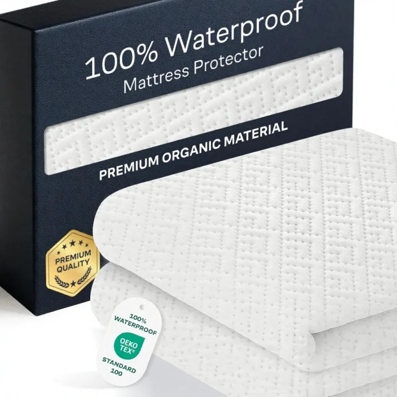 Waterproof-Breathable-Queen-Mattress-Protector-360-Pad-Protection-Spills-Stains-Accidents-Parents-Pet-Owners-Noiseless-Cooling