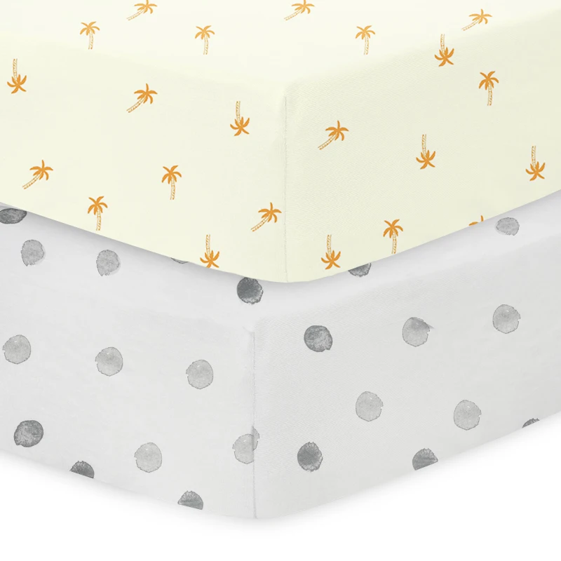 Waterproof-Cotton-Bamboo-Cot-Sheets-for-Babys-Bedding-Cot-Liner-with-Soft-Fleece-Breathable-and-Comfortable