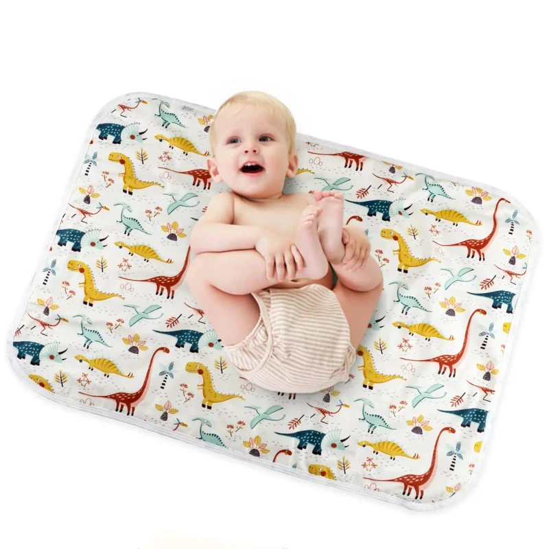 Waterproof-Cotton-Diaper-Changing-Pad-Washable-Reusable-Breathable-Leak-Proof-35x45cm-Infant-Mattress-Portable-Travel-Changing