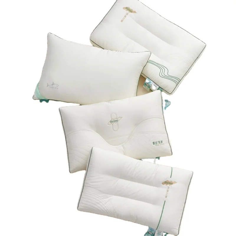 Waterproof-Custom-Pillow-Core-Neck-Support-100-Polyester-200TC-Minimalist-Groove-Design-Comfortable-Breathable