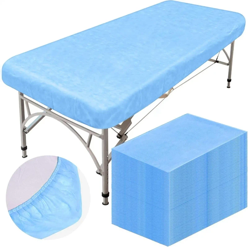 Waterproof-Disposable-Bed-Sheet-Cover-with-Elastic-Bands-Pppe-Non-Woven-Fabric-CE-Certified-Medical-Use-Ozone-Disinfecting