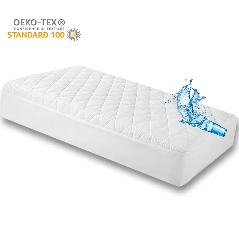 Waterproof-Fabric-Breathable-Terry-Cotton-Fitted-Quilted-Hotel-Bamboo-Elastic-Full-Bedding-Covers-Mattress-Protector