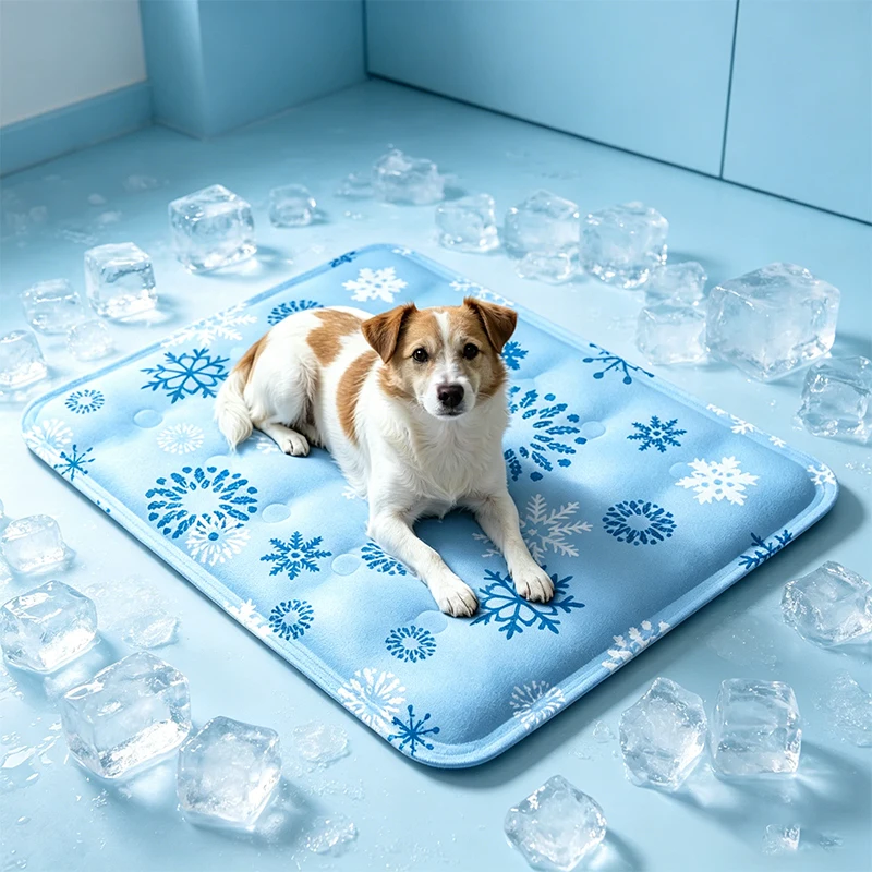 Waterproof-Luxury-Multi-function-Cooling-Solid-Small-Animal-PCM-Cooling-Mat-PVC-PolyesterGel-All-Seasons-Pet-Bed-Accessory