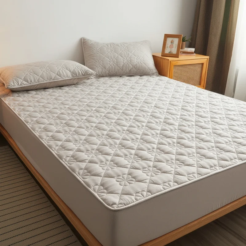 Waterproof-Mattress-Protector-Fitted-Sheet-Soft-Breathable-Bed-Cover