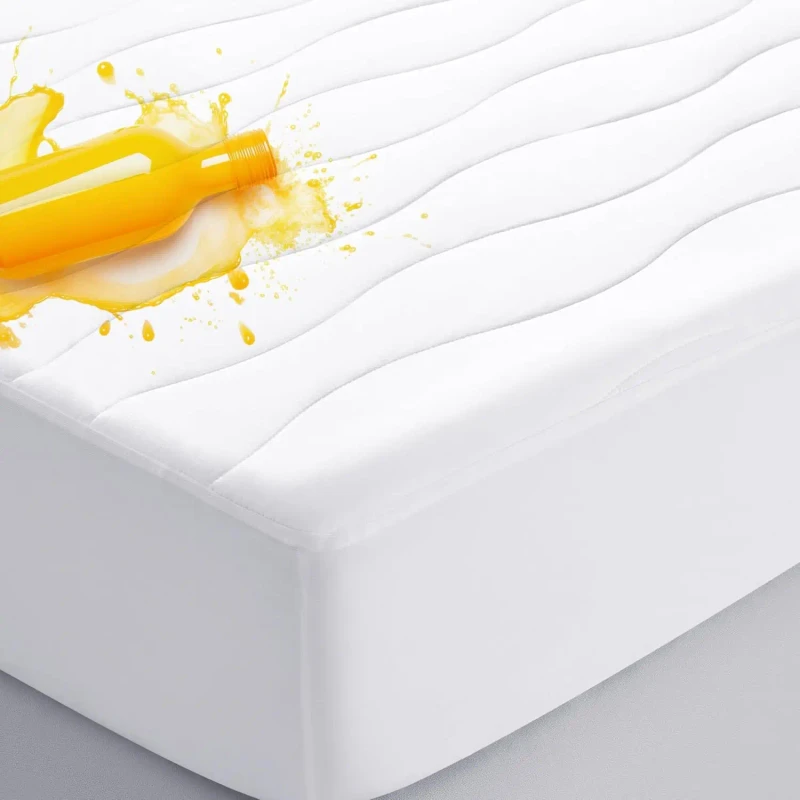 Waterproof-Mattress-Protector-Fitted-Sheet-Washable-Anti-Mite-Mattress-Cover-Quilted-Mattress-Encasement-for-Hotel-Home-Use