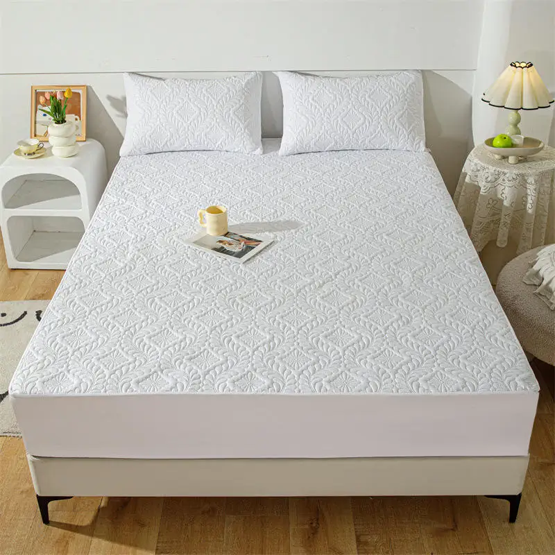 Waterproof-Mattress-Protector-Premium-Mattress-Cover-210-GSM-Breathable-Fitted-Style-with-Stretchable-Pockets