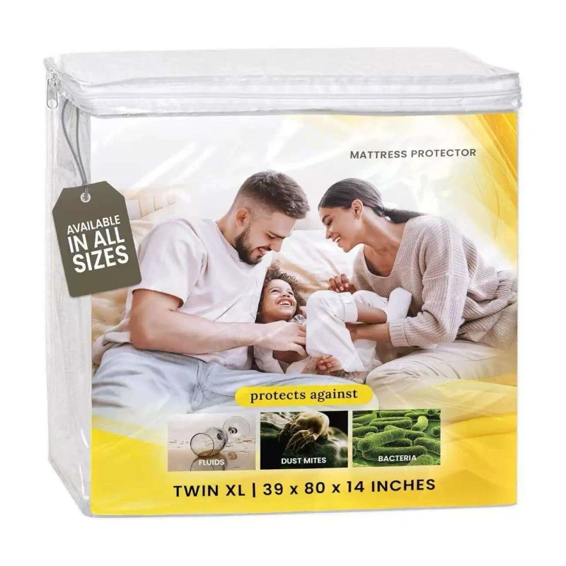 Waterproof-Mattress-Protector-Queen-King-Size-Bamboo-Cotton-Hotel-Bed-Bug-Proof-Cover-Pad-Bedding-Encasement