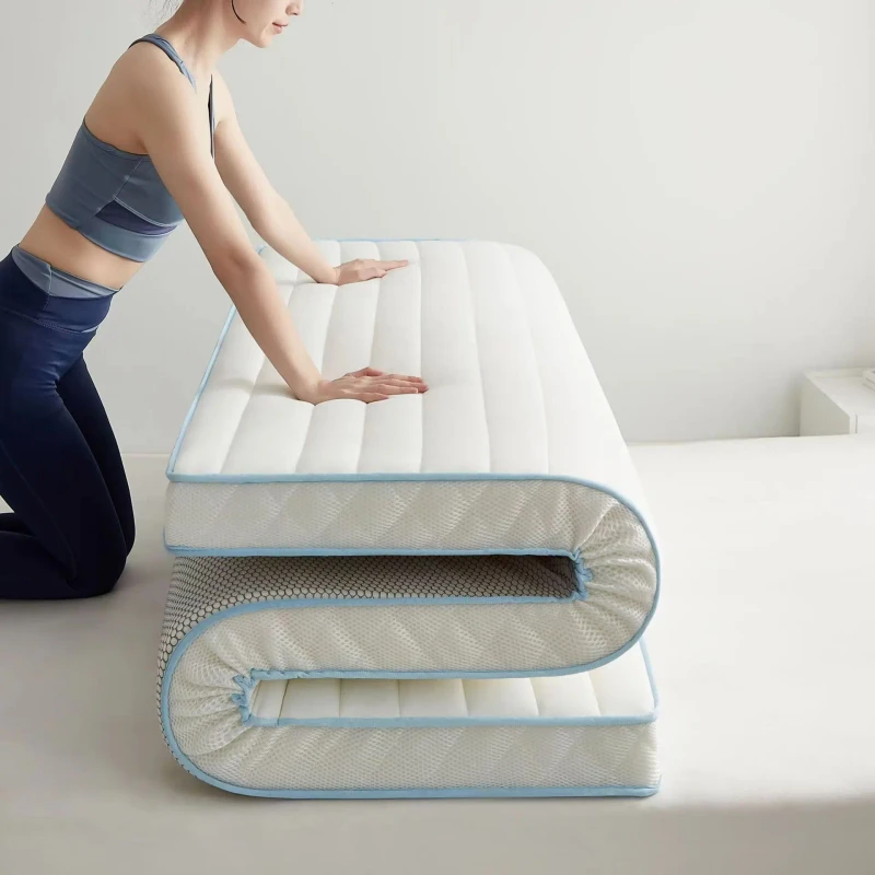 Waterproof-Mattress-Topper-Memory-Foam-Topper-Soft-King-Queen-Size-Mattress-Protectors-Home-Hotel-Use