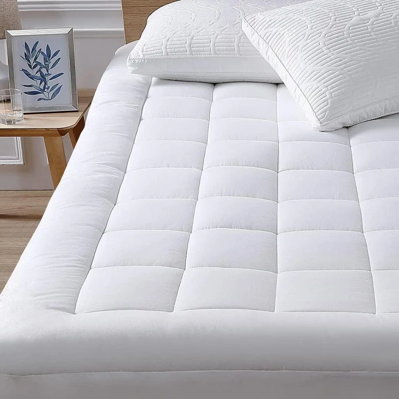 Waterproof-Microfiber-Latex-Pocket-Spring-Mattress-Pads-Toppers-for-Hotel