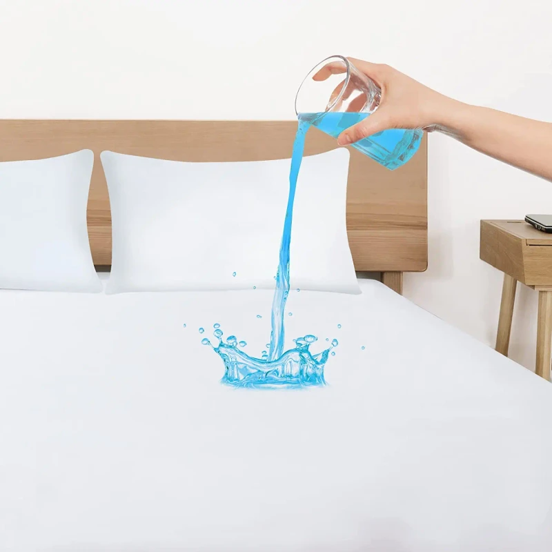 Waterproof-Polyester-Cotton-Mattress-Protector-Folding-Bed-Protection-Pad-Anti-Dust-Mite-Anti-Bacteria-400TC-Knitted-Fabric-18