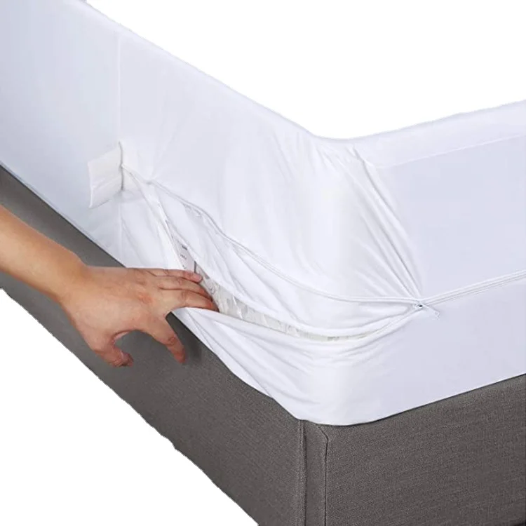 Waterproof-Premium-Skin-Safe-Mattress-Protector-with-Zipper-Bed-Bug-Proof-Mattress-Encasement
