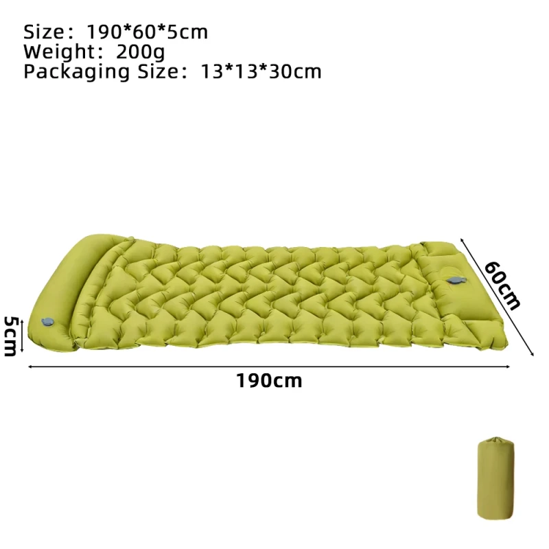 Waterproof-Sleeping-Mat-TPU-Material-Inflation-Portable-Easy-Foldable-Outdoor-Camping-Pad-With-Pillow-Air-Bed