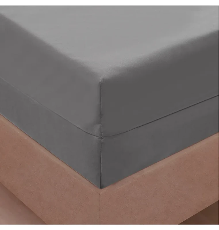 Waterproof-TPU-Mattress-Cover-Poly-Pongee-Non-Woven-Fitted-Sheet-Bed-Protector-Zippered-6-sides-Plain-Bed-Mat-Cushion-Cover