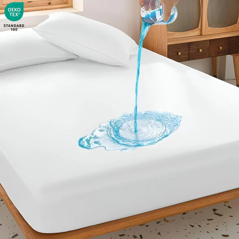 Waterproof-Terry-Mattress-Protector-OEM-Hypoallergenic-Noiseless-Breathable-Mattress-Cover-Direct-Factory-Price