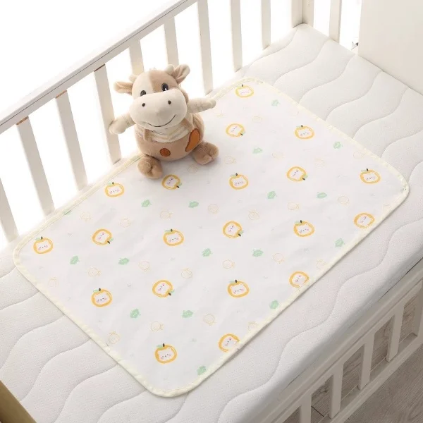 Waterproof-Washable-Cotton-Baby-Changing-Pad-Breathable-Leak-Proof-Non-Slip-Mat-for-Newborns-Large-Size-for-Kindergarten