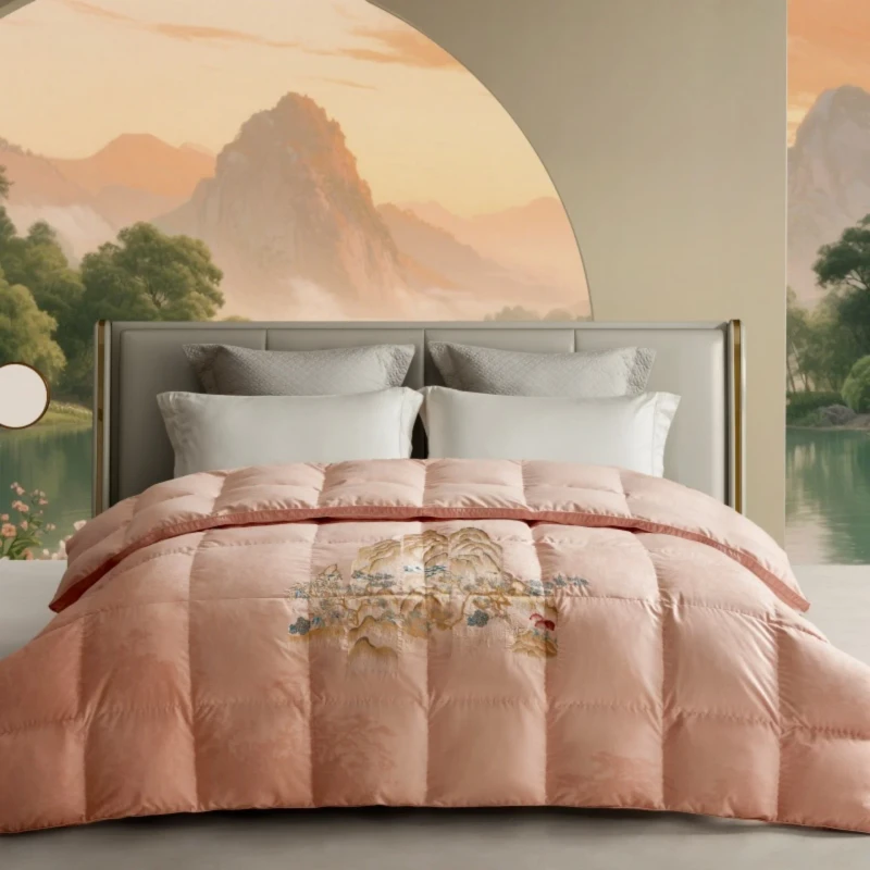 Waterproof-Woven-Cotton-Quilted-Four-Seasons-Hotel-Bed-Cover-Queen-King-Size