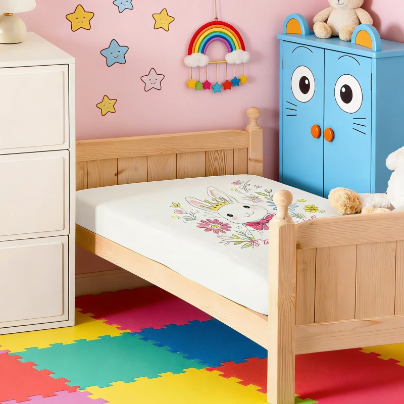 Waterproof-and-Urine-proof-Baby-Bed-Cover-Pure-Cotton-Breathable-and-Washable-Mattress-Cover-Leak-proof