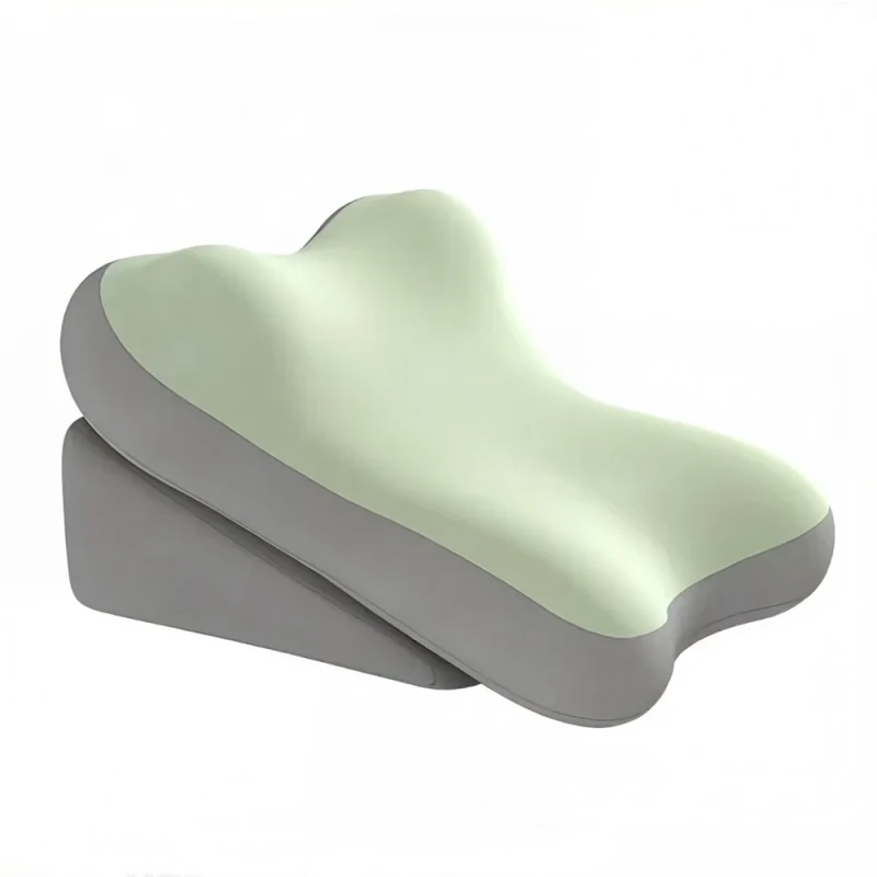 Wedge-Curve-Reading-Pillow-for-Sitting-in-Bed-with-Adjustable-Headrest