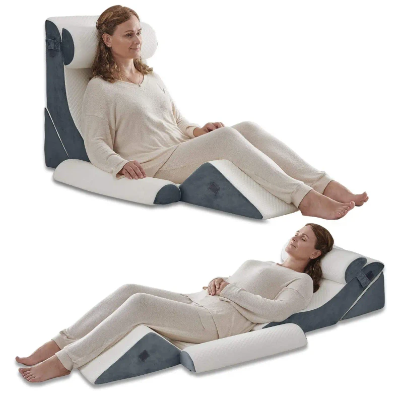 Wedge-Portable-Relax-Reading-Pillow-Lumbar-Back-Bed-the-Wedge-Pillow-Positions-Set-Medical-for-Gaming-Sleeping-After-Surgery