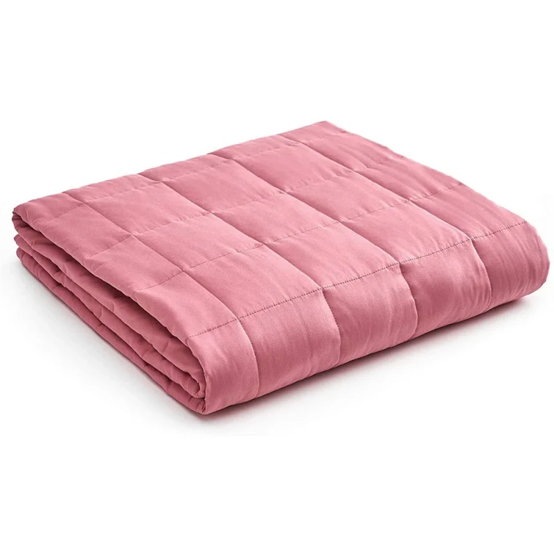 Weighted-Blanket-150x200-Cooling-Soft-Heavy-Sensory-15-Lbs-Weighted-Blanket-Queen-Size-Pink