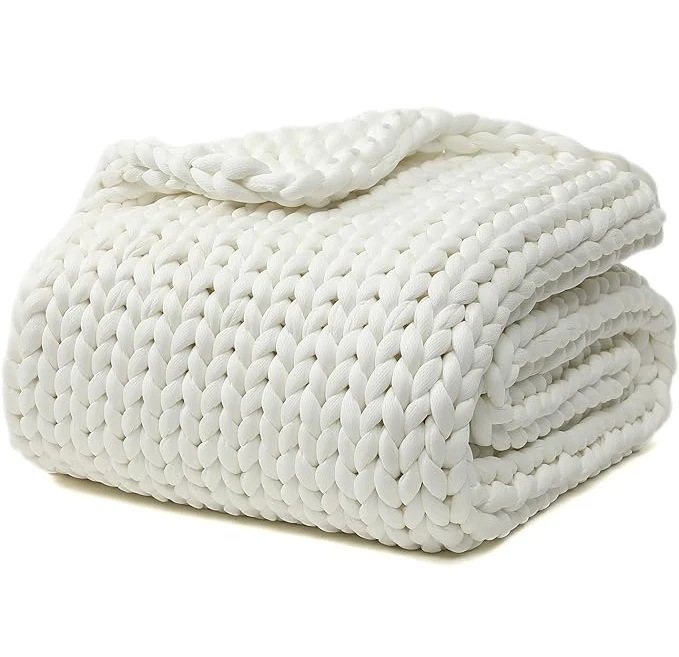 Weighted-Blanket-Handmade-Chunky-Knitted-Blankets-Temperature-Regulating-Breathable-Soft-Chunky-Double-Knit-Throw-Blanket
