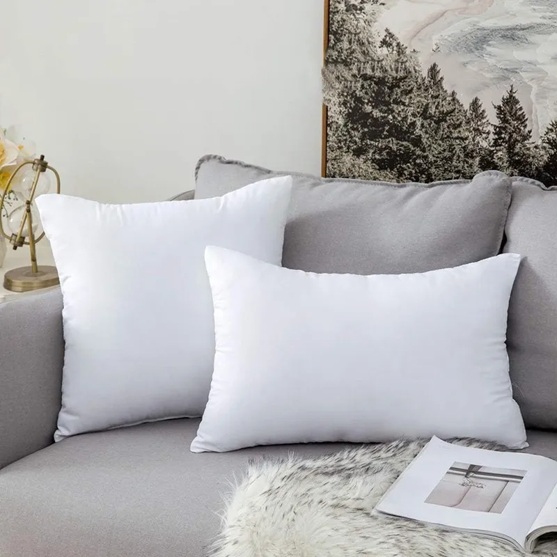 White-30x50cm-50x50cm-Decorative-Pillow-Insert-18x18in-Inner-Fluffy-Cushion-Pad-Woven-Technique-Car-Throw-Pillow
