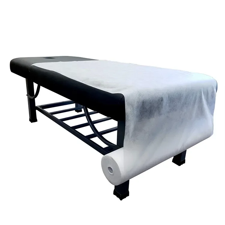 White-Color-SMS-Nonwoven-Fabric-Waterproof-Multi-Size-Medical-Sanitary-Material-Disposable-Medical-Bedsheet
