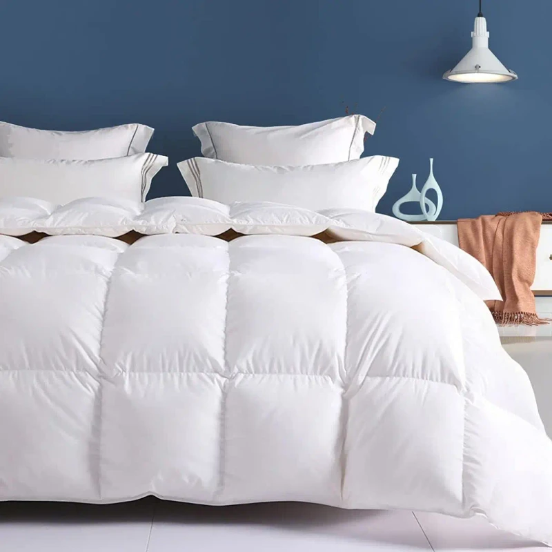 White-Duck-Goose-Feather-Down-Quilt-Duvet-Comforter-Blanket-Duck