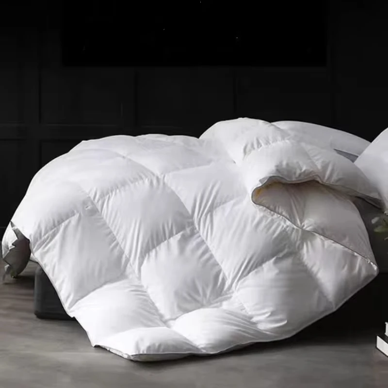 White-Goose-Down-Comforter-Home-Quilt-Super-Soft-100-Cotton-Ultra-Soft-Skin-Friendly-Breathable-Comfortable