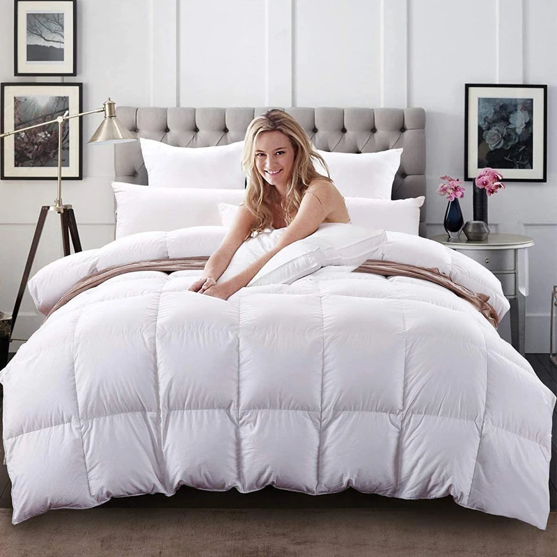 White-Goose-Down-Duvets-Five-Star-Hotel-Quilt-Thick-Warm-Winter-Comforters-Inserts-Duvet