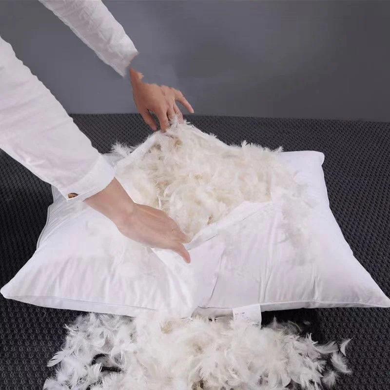 White-Goose-Feather-Throw-Pillow-Inserts-Premium-Stuffer-Down-Alternative-Without-Cotton-Cover