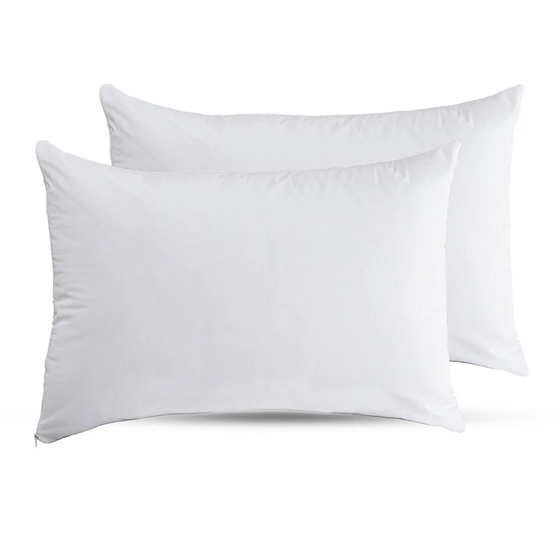White-Pillow-Case-Waterproof-Standard-Queen-King-Size-Cotton-Pillow-Protectors-Cover-Shell-Throw-Pillow-Cover