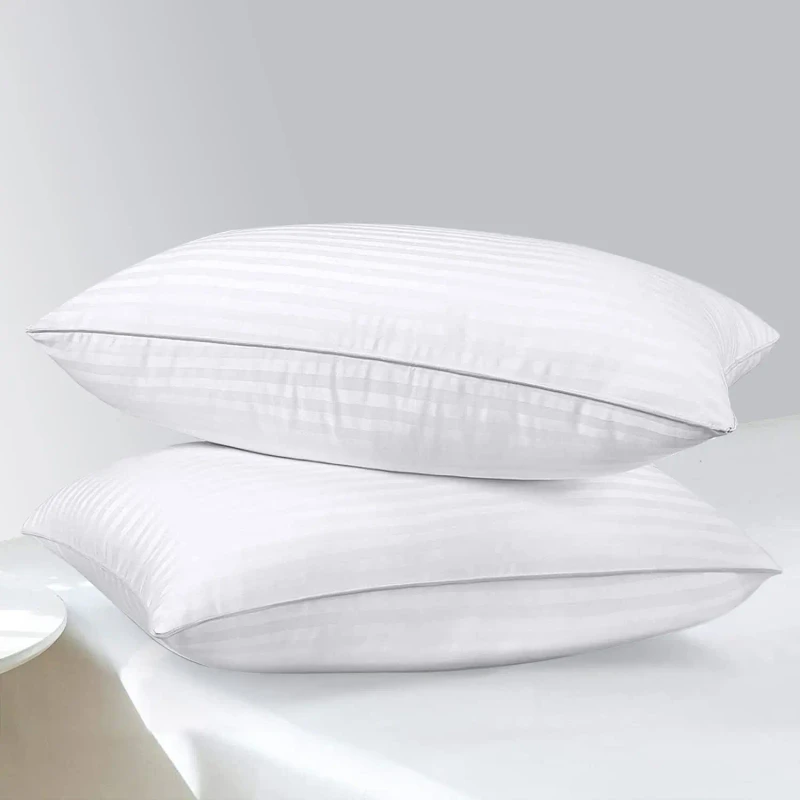 White-Polyester-Microfiber-Filling-Hotel-Home-Pillow-Insert-Pillow-Cushion-Customized