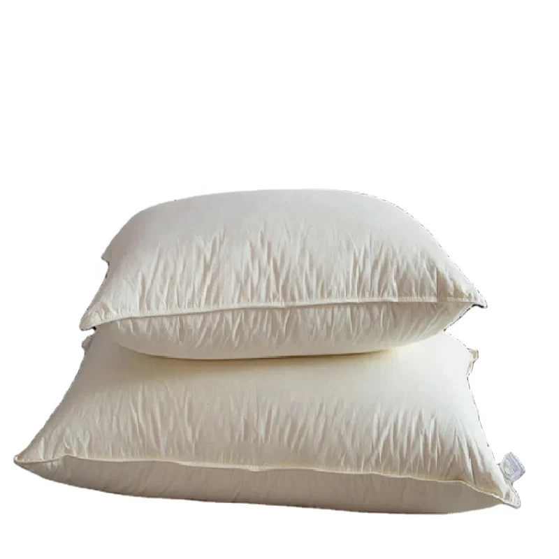 White-Premium-5-Star-Hotel-Home-Used-Breathfable-Down-proof-Fabric-Goose-Pillow-Inserts-Down-Feather-Pillow