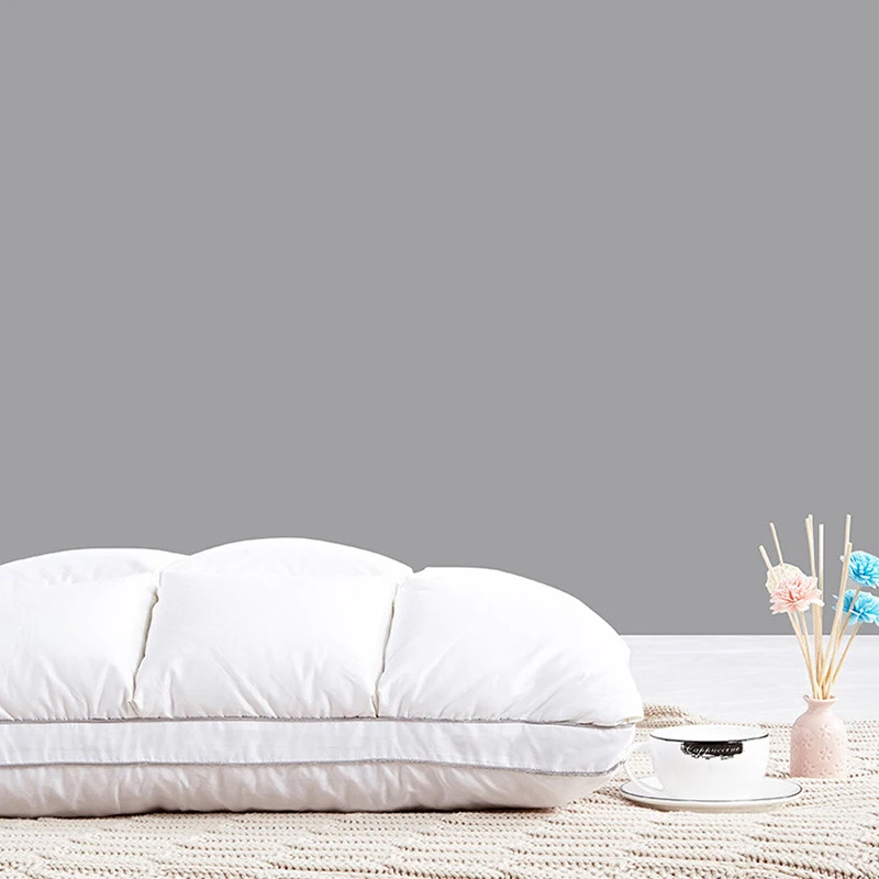 White-Soft-Microfiber-Fiber-Filling-Pillow-5-Star-Hotel-Cotton-Cushion-Insert-Square-Everyday-Living