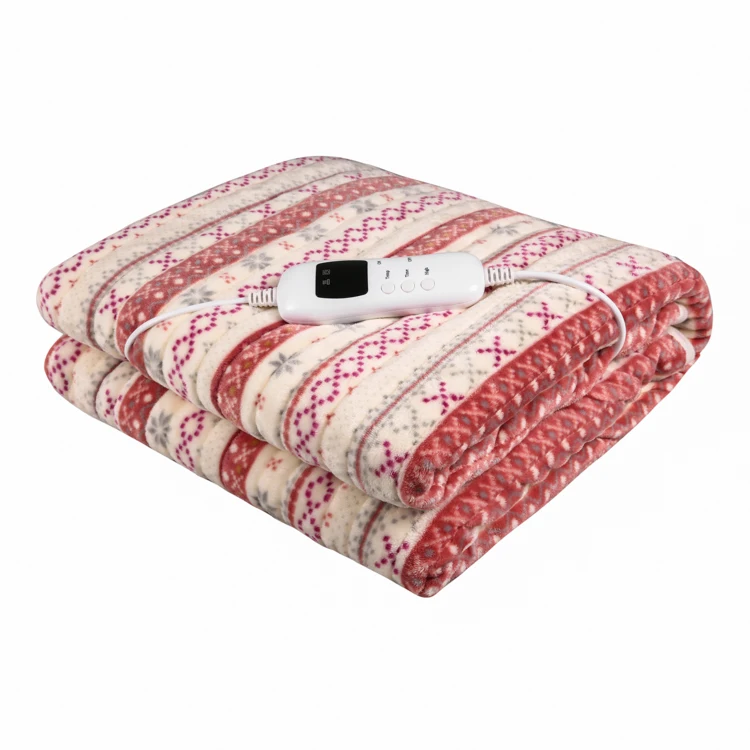 Winter-220v-High-Power-Electric-Pink-Print-Bed-Blanket-Washable-Waterproof-With-Heating-Wire-For-Household-Use