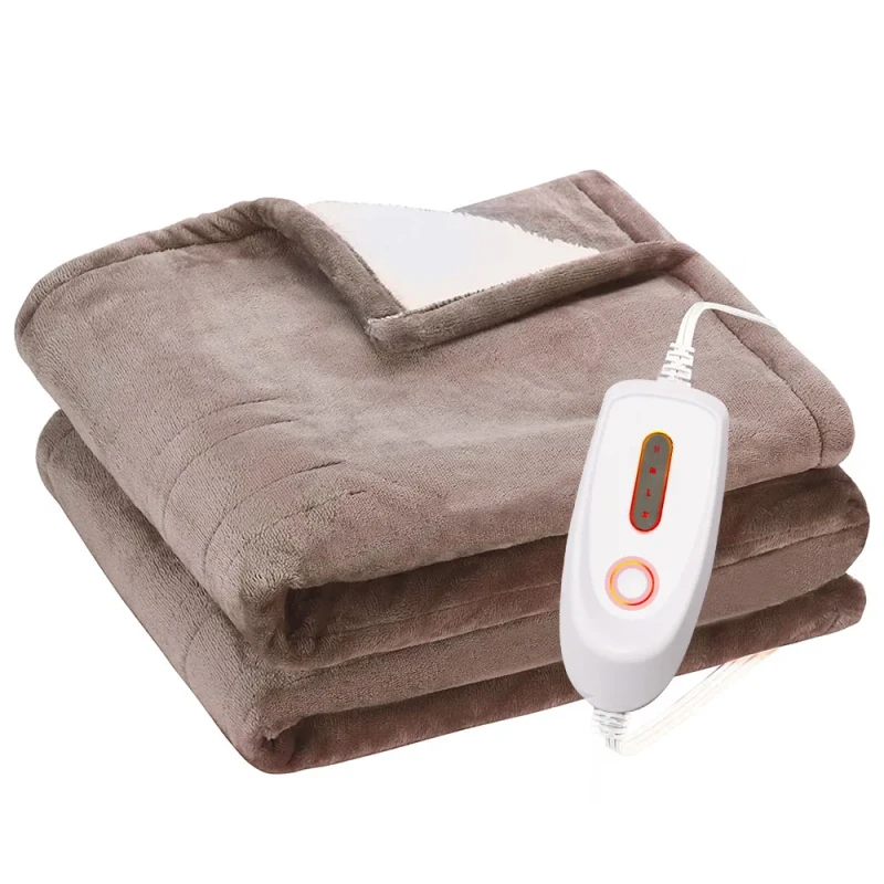 Winter-6-Heat-Settings-Single-Double-Queen-Size-Microfiber-Washable-Wearable-Electric-PTC-Heated-Throw-Blanket