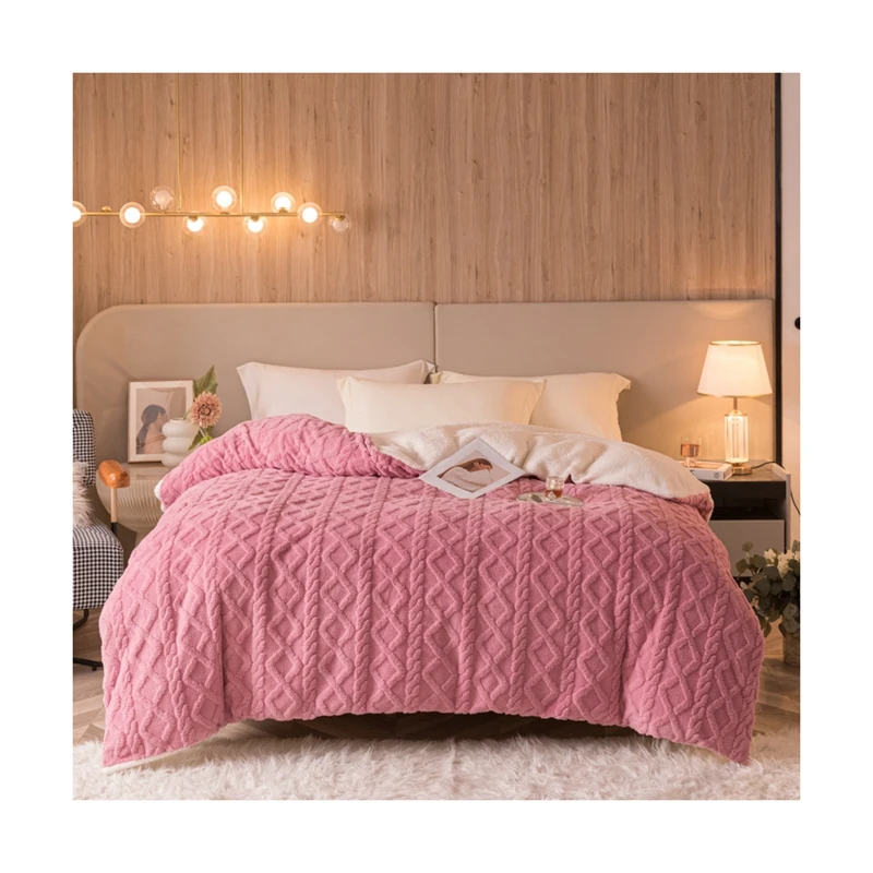 Winter-Bed-Blankets-Soft-Warm-Coral-Fleece-Blanket-Fluffy-Thick-Sofa-Covers-Thickness-Weighted-Blanket-Bedspread