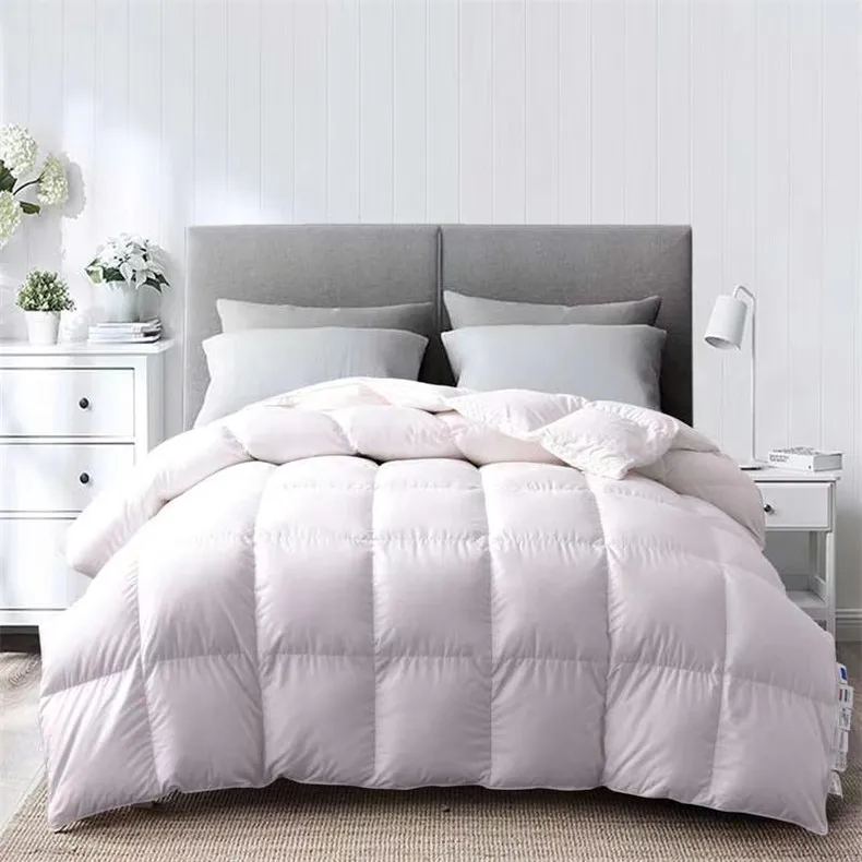 Winter-Down-Quilt-Thickened-Warm-Eiderdown-Feather-White-Cotton-Fabric-Quilt-Bed-Duvet