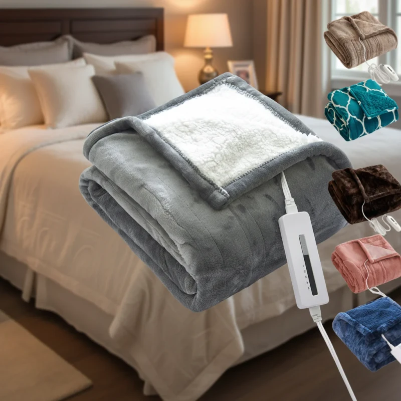 Winter-Electric-Heated-Queen-Size-Throw-Pad-Portable-Outdoor-Washable-Blanket-with-Remote-Control-Overheat-Protection