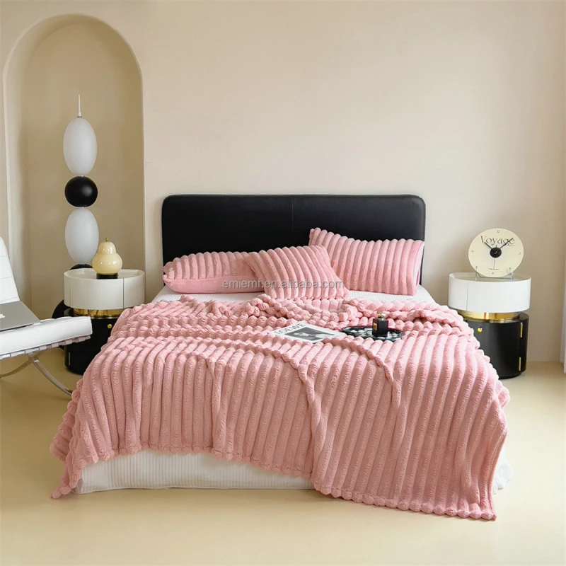 Winter-Flannel-Blanket-for-Beds-Solid-Coral-Fleece-Faux-Fur-Throw-Coverlet-Sofa-Cover-Bedspread-Soft-Fluffy-Blanket