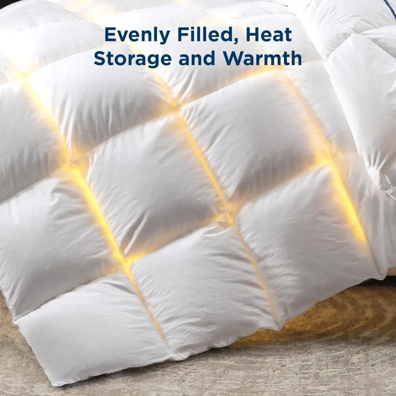 Winter-Heavyweight-Goose-Down-Comforter-100-Cotton-Hypoallergenic-Hotel-Luxury-Quilt-Queen-Size-for-Cold-Weather