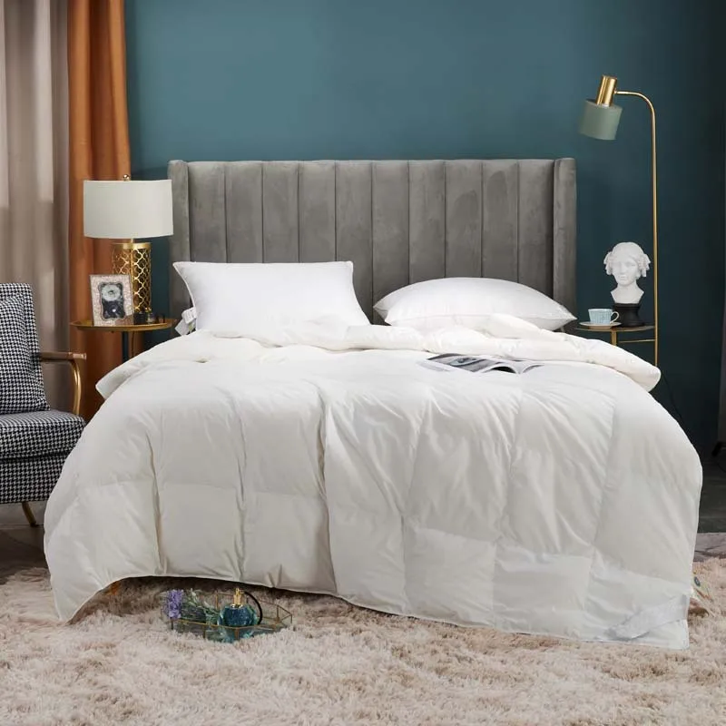 Winter-Hotel-Home-Down-Comforters-95-Goose-Filling-Large-Sized-White-Quilts-Manufacturer