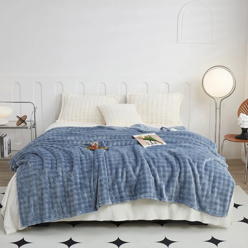 Winter-Single-Double-Custom-Fleece-Throw-Blanket-Bed-Cozy-Faux-Fur-Plush-Blanket-Queen-Size-Hypoallergenic