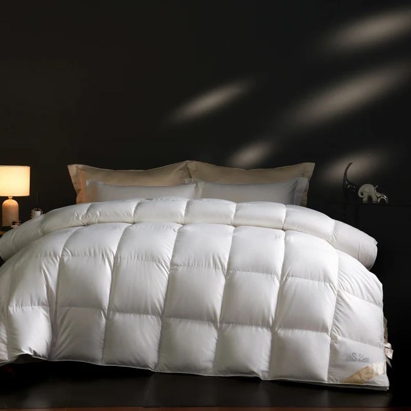 Winter-Style-95-White-Duck-Down-Duvet-Core-Quilt-Comfortable-Warm-Feather-Proof-Wash-Proof-Household-Use