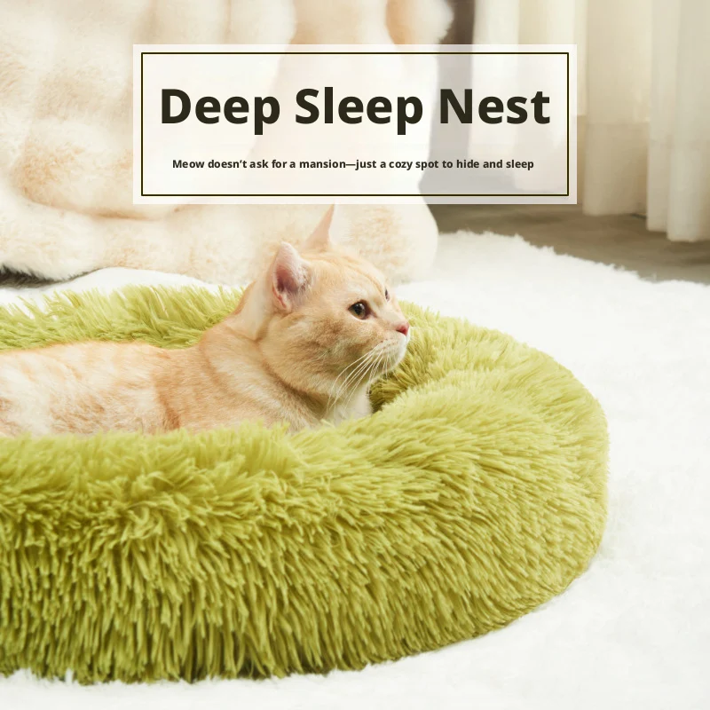 Winter-Warm-Linen-Oversized-Cat-Dog-Bed-Cozy-Sleeping-Pad-for-All-Seasons-for-Multi-Pet-Households