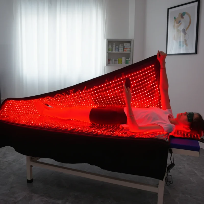 Wireless-Controller-2680-PCS-LED-Chip-Sauna-Red-Light-Therapy-Sleep-Bag-2150-850-200mm-Full-Body-Red-Light-Therapy-Blanket